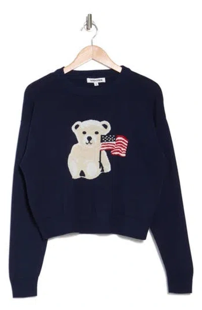 Vigoss American Flag Bear Sweater