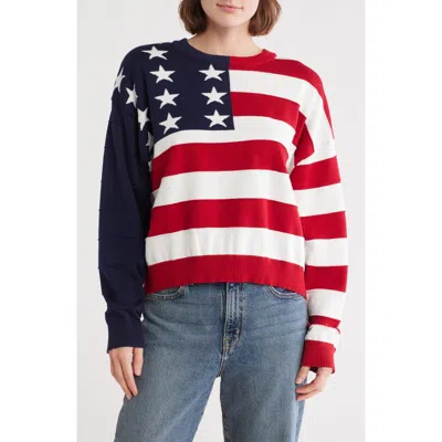 Vigoss American Flag Pullover Sweater