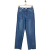 Vigoss Barely Barrel Jeans In Blue