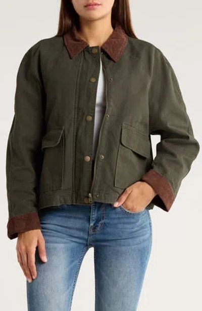 Vigoss Barn Jacket In Green