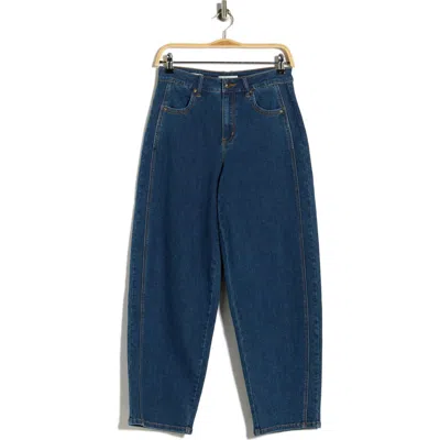 Vigoss Barrel Leg Jeans In Blue