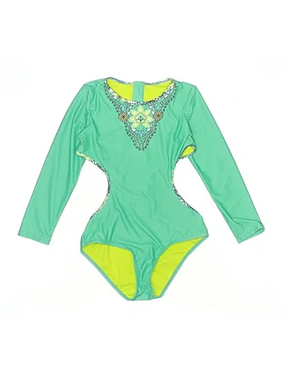 Pre-owned Vigoss Bodysuit In Green