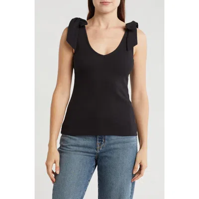 Vigoss Bow Tie Shoulder Tank Top