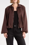 Vigoss Bubble Jacket In Brown