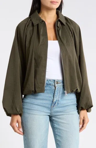 Vigoss Bubble Jacket In Olive