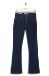 Vigoss Button Fly Bootcut Jeans In Blue