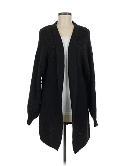 Pre-owned Vigoss Cardigan Sweater In Black