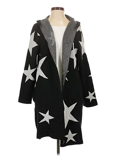 Pre-owned Vigoss Cardigan Sweater In Black