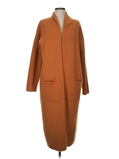 Pre-owned Vigoss Cardigan Sweater In Brown