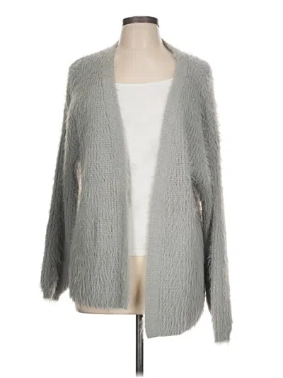 Pre-owned Vigoss Cardigan Sweater In Gray