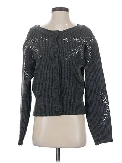 Pre-owned Vigoss Cardigan Sweater In Gray