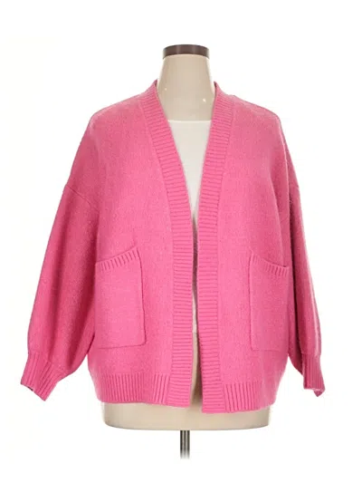 Pre-owned Vigoss Cardigan Sweater In Pink