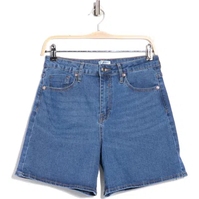Vigoss Clean Hem Shorts In Blue