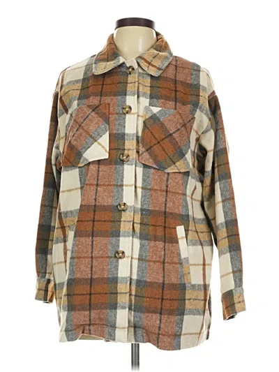 Pre-owned Vigoss Coat In Brown