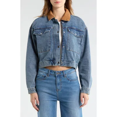 Vigoss Denim Barn Jacket In Blue