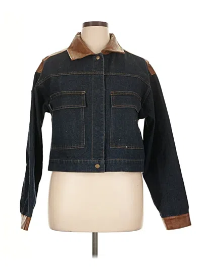 Pre-owned Vigoss Denim Jacket In Blue