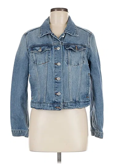 Pre-owned Vigoss Denim Jacket In Blue