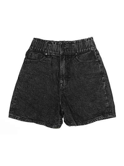 Pre-owned Vigoss Denim Shorts In Black