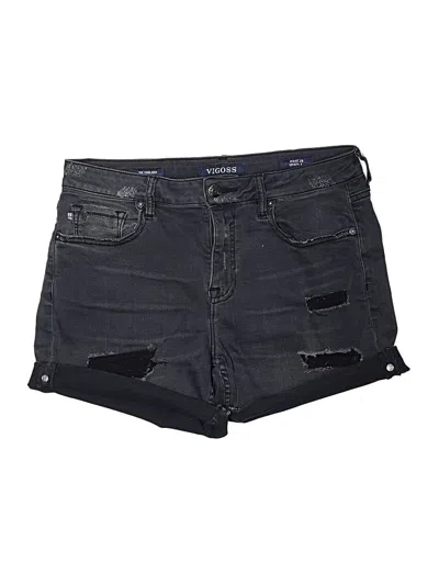 Pre-owned Vigoss Denim Shorts In Black