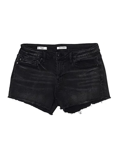 Pre-owned Vigoss Denim Shorts In Black