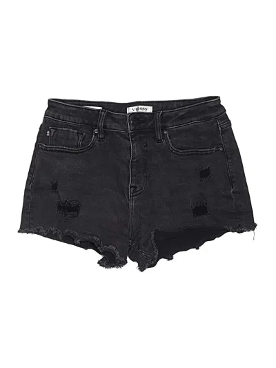 Pre-owned Vigoss Denim Shorts In Black