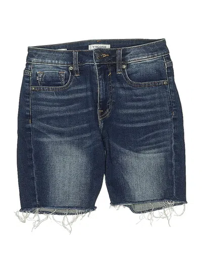 Pre-owned Vigoss Denim Shorts In Blue