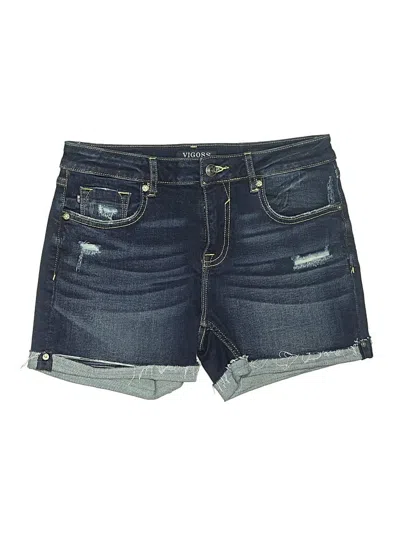 Pre-owned Vigoss Denim Shorts In Blue
