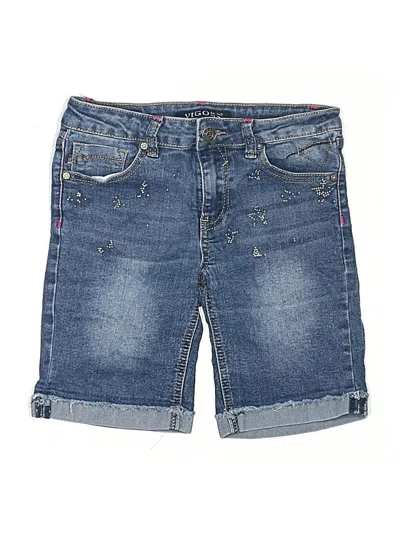 Pre-owned Vigoss Kids' Denim Shorts In Blue