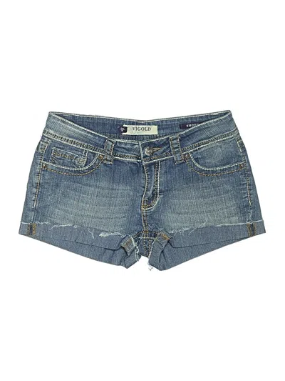 Pre-owned Vigoss Denim Shorts In Blue