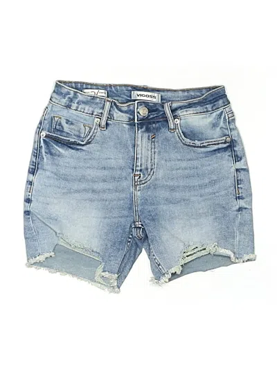 Pre-owned Vigoss Denim Shorts In Blue