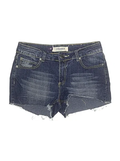 Pre-owned Vigoss Denim Shorts In Blue