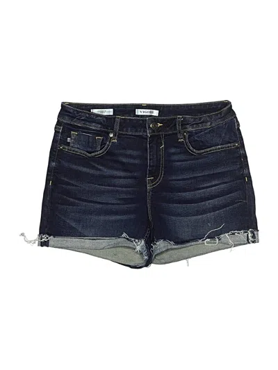 Pre-owned Vigoss Denim Shorts In Blue