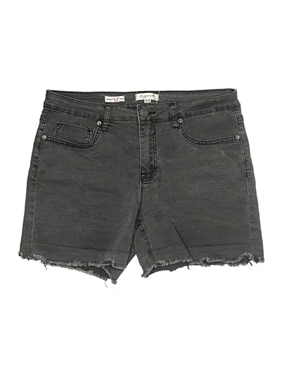 Pre-owned Vigoss Denim Shorts In Gray