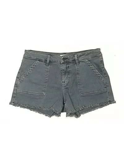 Pre-owned Vigoss Denim Shorts In Gray