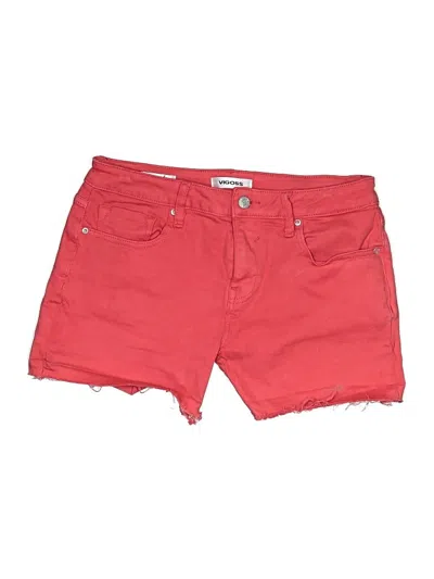 Pre-owned Vigoss Denim Shorts In Red