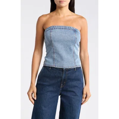 Vigoss Denim Tube Top In Multi