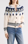 Vigoss Fair Isle Cardigan In Multi