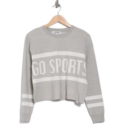 Vigoss Go Sports Sweater In Heather Grey