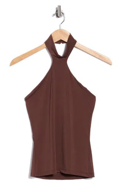 Vigoss Halter Top In Brown