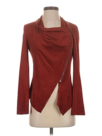 Pre-owned Vigoss Jacket In Burgundy
