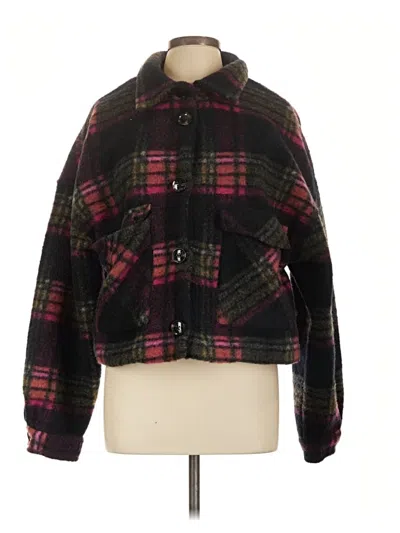 Pre-owned Vigoss Jacket In Burgundy