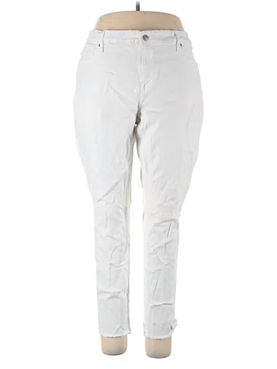 Pre-owned Vigoss Jeans In Ivory