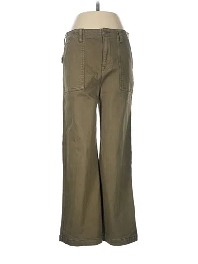 Pre-owned Vigoss Khaki Pant In Green