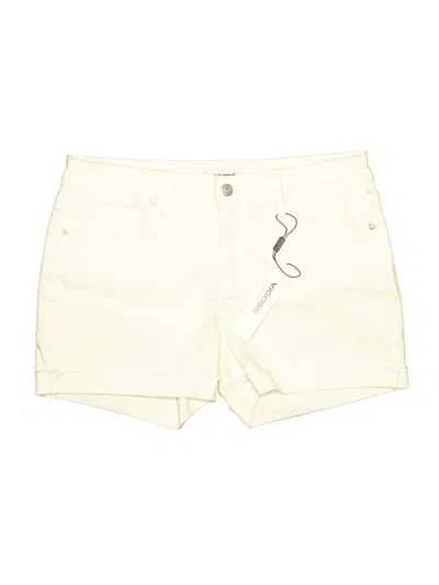 Pre-owned Vigoss Khaki Shorts In Ivory