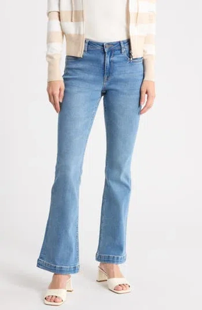 Vigoss Low Rise Trouser Bootcut Jeans In Med Wash