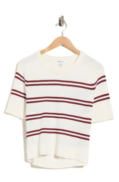 Vigoss Nautical Stripe Sweater In White