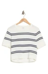 Vigoss Nautical Stripe Sweater In White