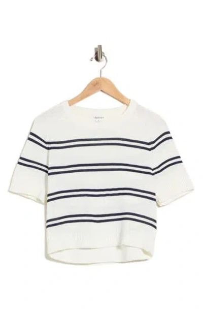 Vigoss Nautical Stripe Sweater In White