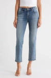 Vigoss New Slim Straight Ankle Jeans In Blue