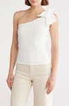 Vigoss One Shoulder Bow Tank Top